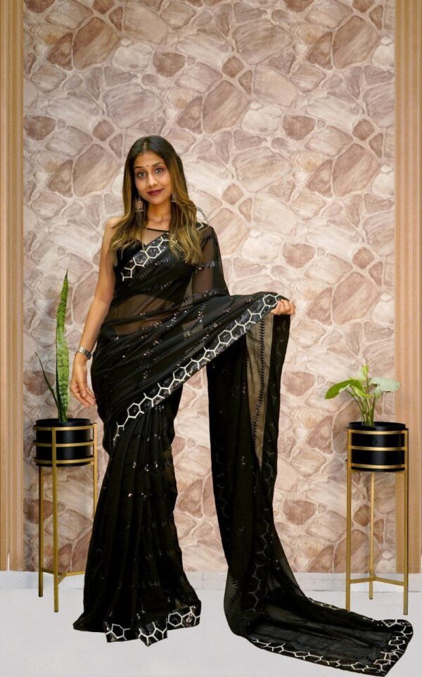 Beautiful Georgette silk saree