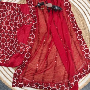 Beautiful Georgette silk saree