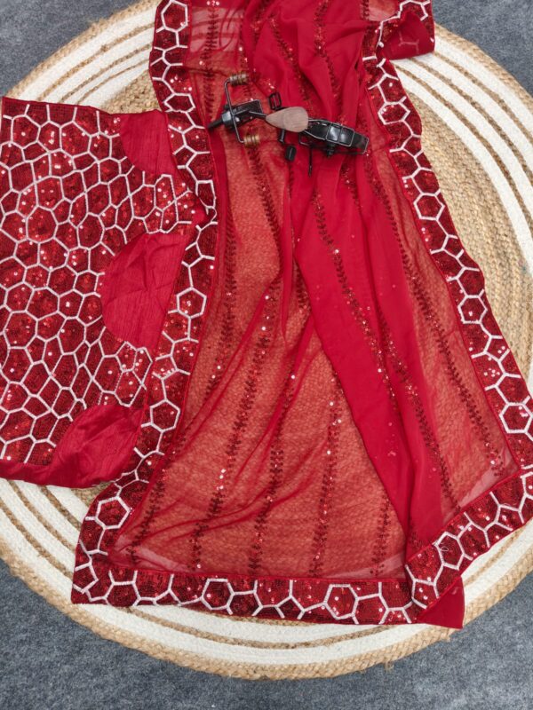 Beautiful Georgette silk saree