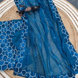 Beautiful Georgette Silk saree