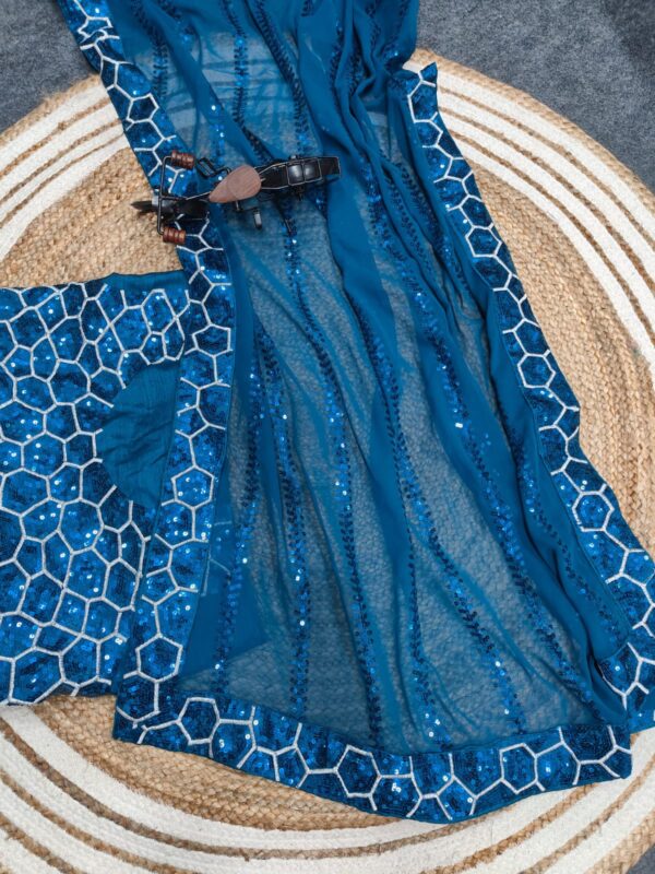 Beautiful Georgette Silk saree