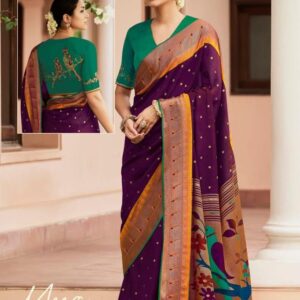 Soft Brasso Silk Saree