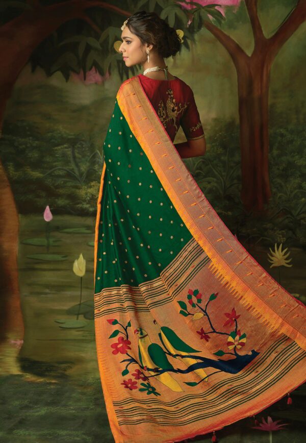 Soft Brasso Silk Saree - Image 2
