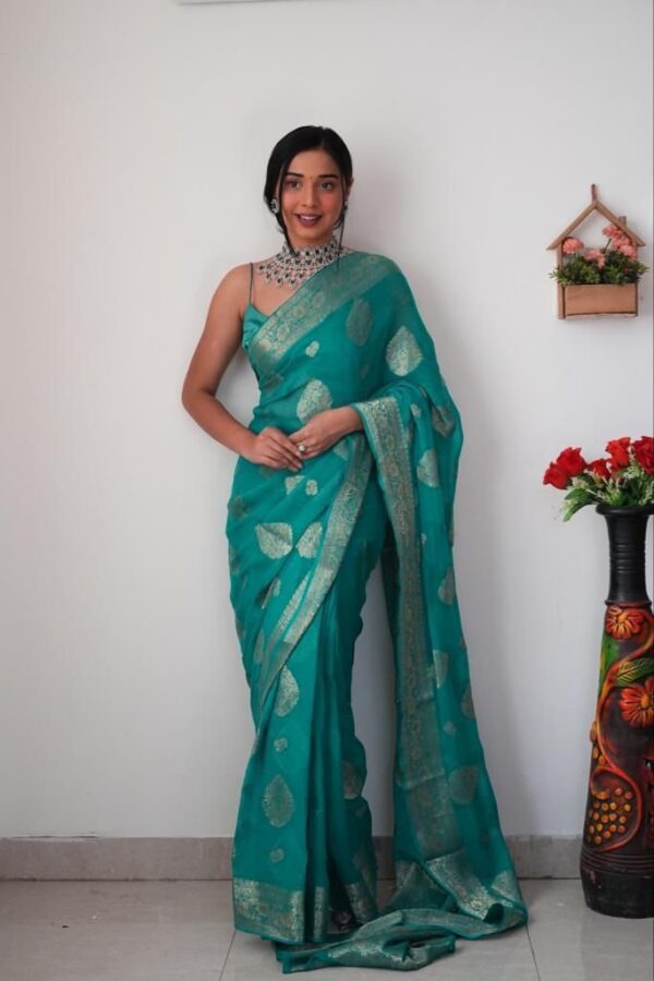 Soft Lilan Slab Ready To Wear Saree