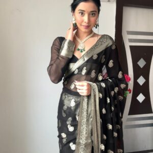 Soft Lilan Slab Ready To Wear Saree