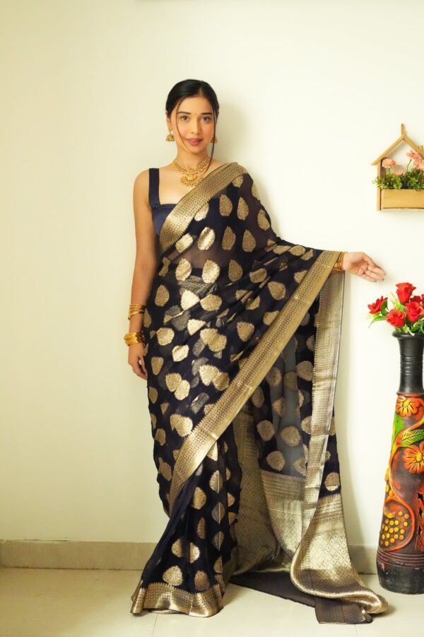 Soft Lilan Slab Ready To Wear Saree