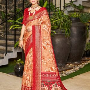 Foil Crush Patola Saree