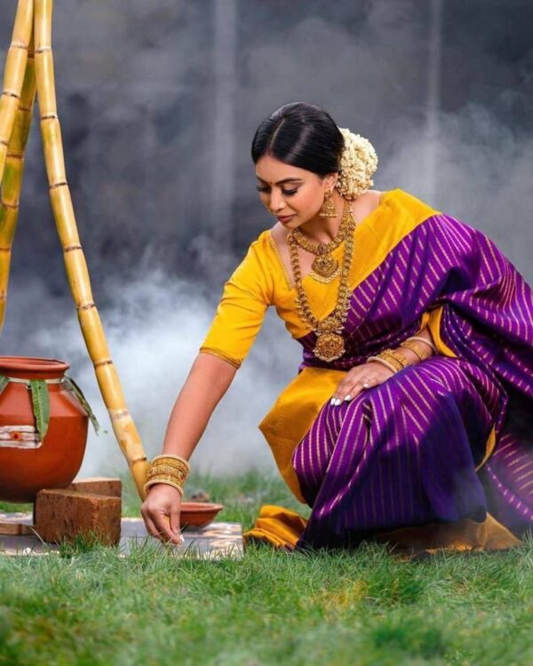Banarasi Soft Silk Saree - Image 7