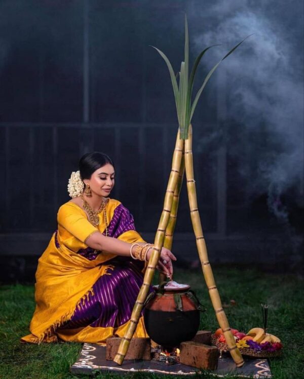 Banarasi Soft Silk Saree - Image 2