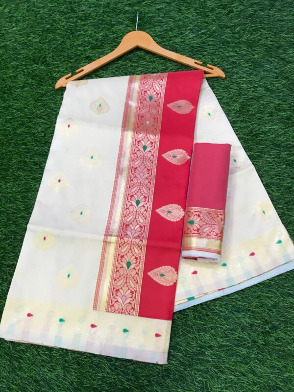 Maharashtrian Jacquard Silk Saree