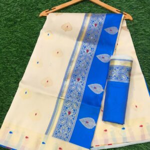 Maharashtrian Jacquard Silk Saree