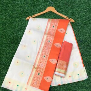 Maharashtrian Jacquard Silk Saree