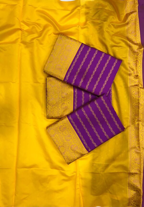 Banarasi Soft Silk Saree - Image 9