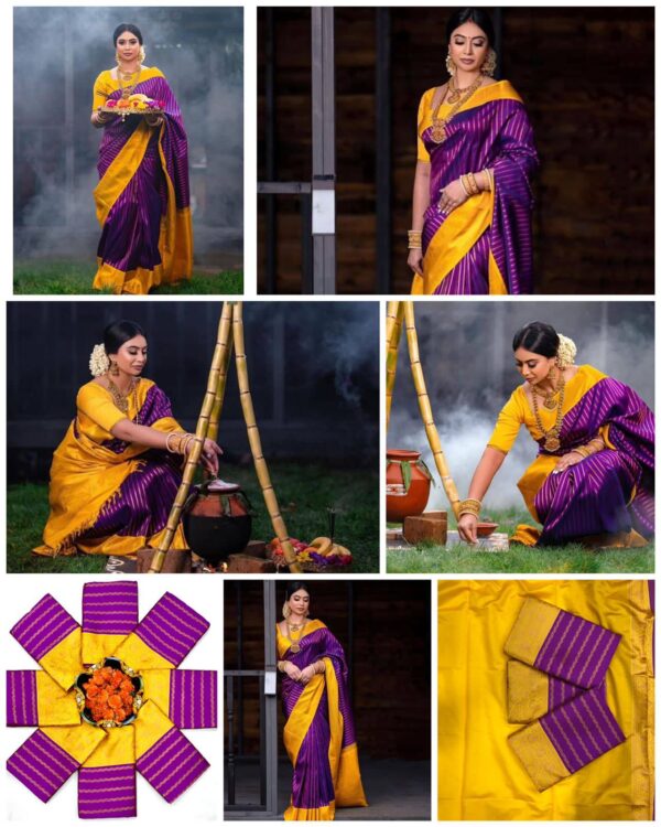 Banarasi Soft Silk Saree - Image 10