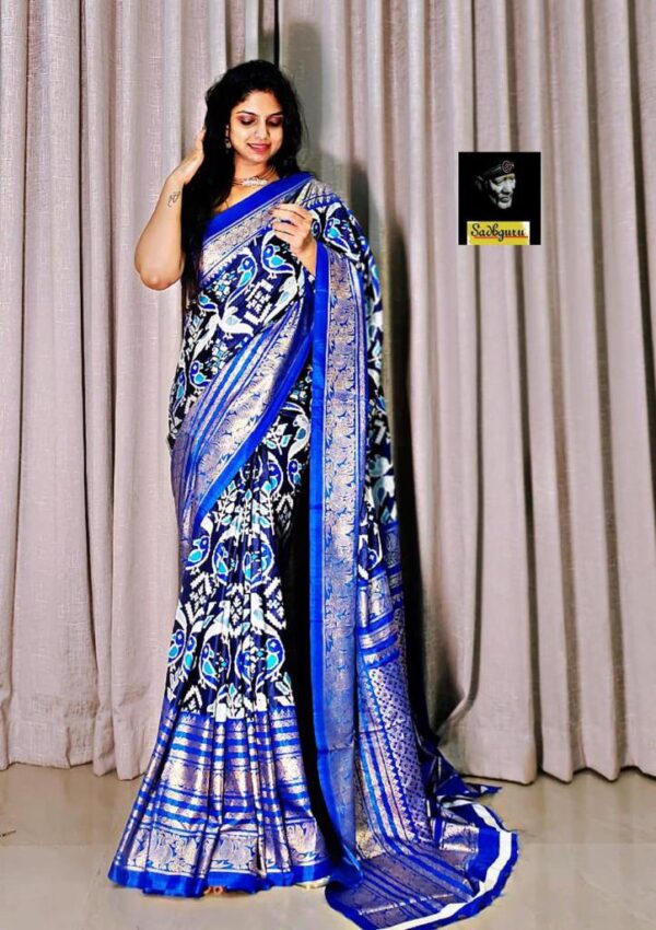 Foil Print Dola Silk Saree