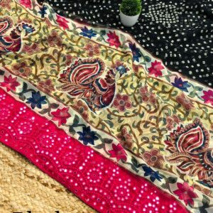 Kalmakari print saree