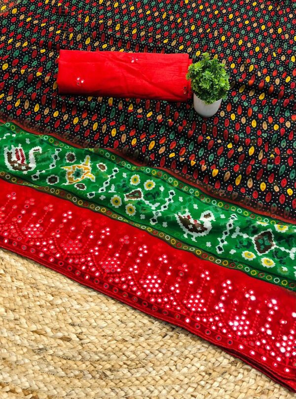 Kalmakari print saree