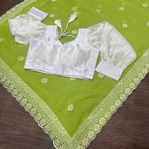 Stylish Organza Silk Saree