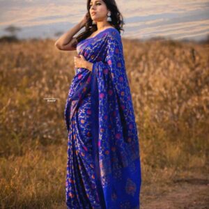 Soft lichi Silk Saree