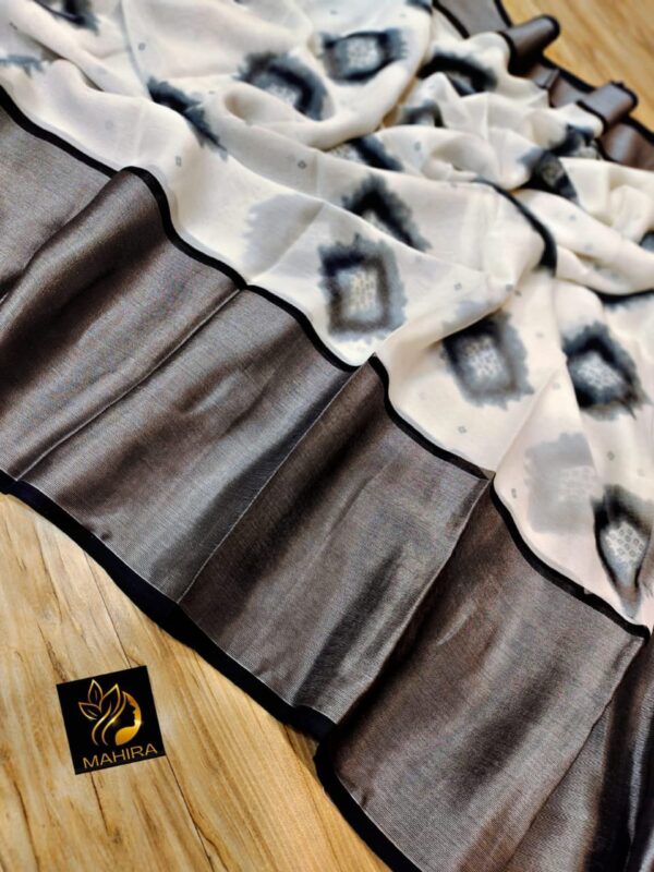 Imported Moss Chiffon Saree
