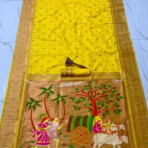 Soft kanchipuram Silk Pethani Saree