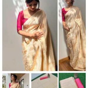 Soft Lichi Silk Saree