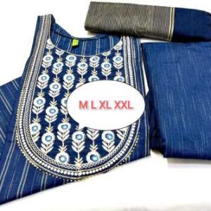 Two Tone Slub Kurti