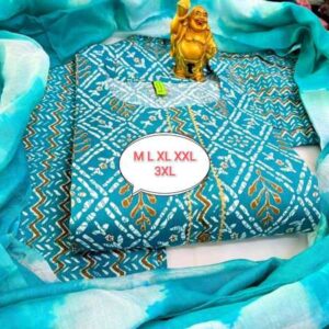Two Tone Slub Kurti