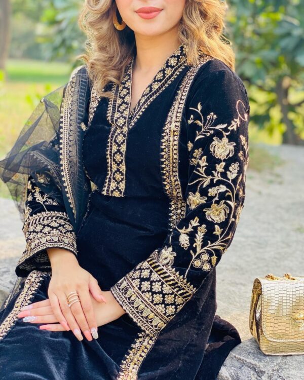 Heavy Georgette Top Palazzo Set For Women