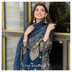 Heavy Georgette Top Palazzo Set For Women