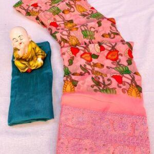 Beautiful Kalmakari Print Saree