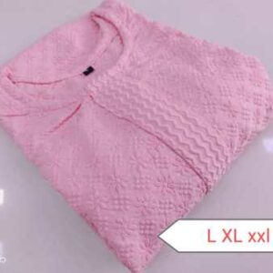 Soft cotton kurti with front & back work