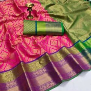 Orgenza Silk Sarees With Rich Pallu