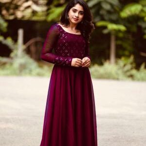 Georgette Fabric Embroidered Kurti