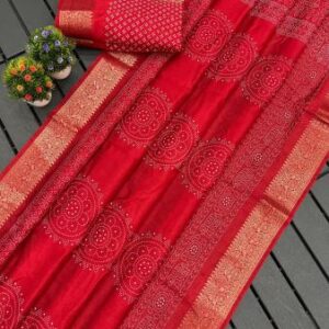 Soft Tusser Silk Zari Weaving Sarees