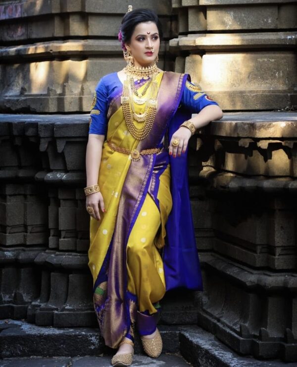 Soft Banarasi Silk Sarees With Beautiful Zari Weaves