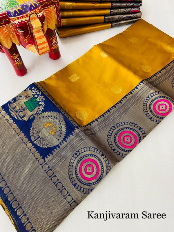 Soft Banarasi Silk Sarees With Beautiful Zari Weaves - Image 5