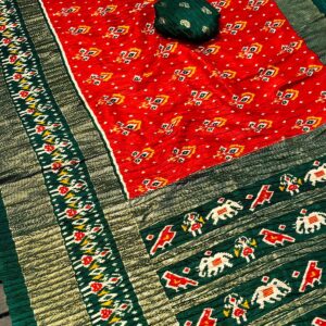 New Soft Dola Silk Printed Saree