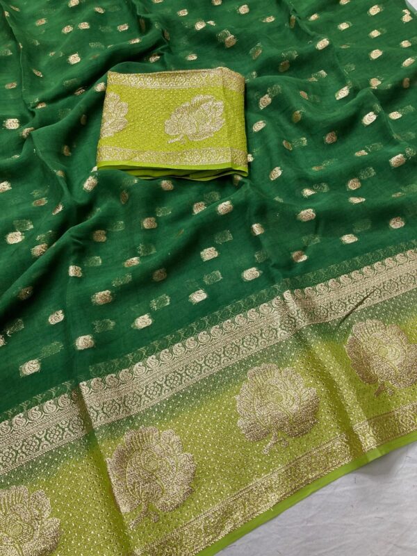 Pure Viscsose Georgette Saree