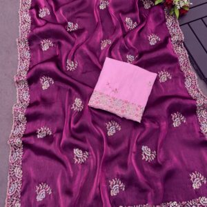 Multi-Sequence Saree