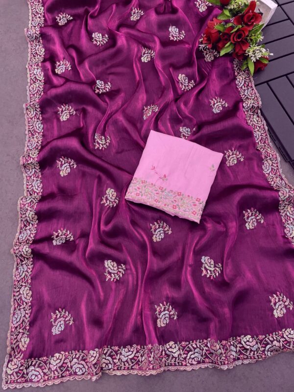Multi-Sequence Saree