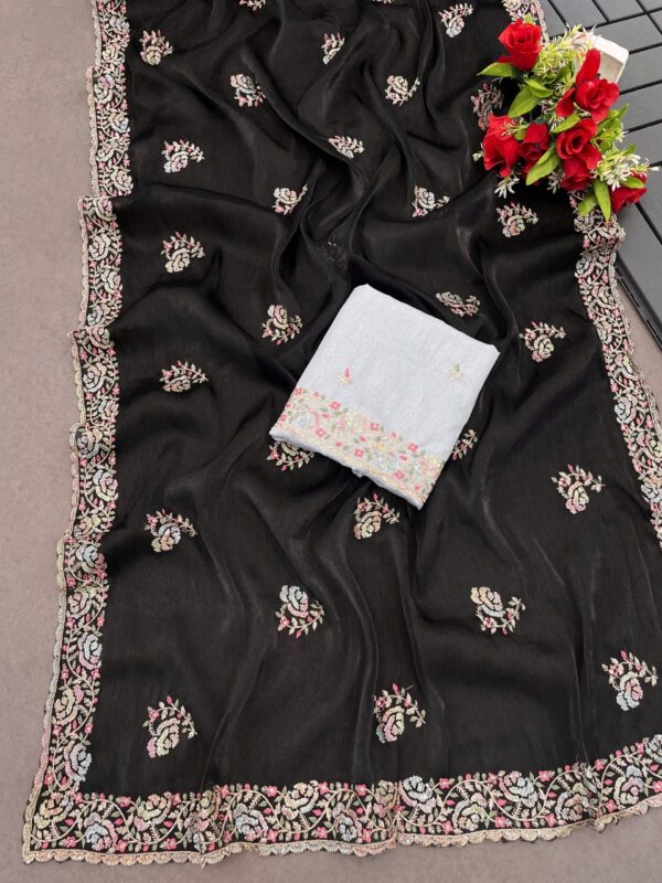Multi-Sequence Saree