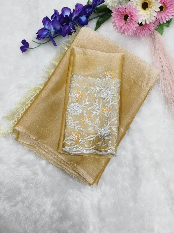 Stylish Burberry Jimmy Choo Saree