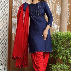 Patiyala With Kurti And Dupatta