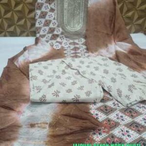 Heavy Jaipuri Reyon Work Kurti