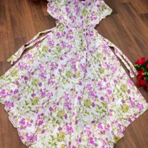 Havy Georgette printed kurti with innar