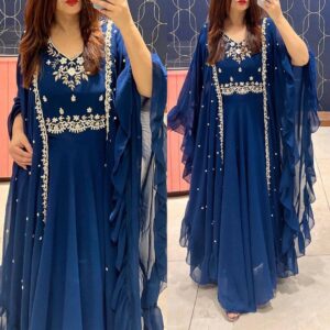 Anarkali Gown With Dupatta
