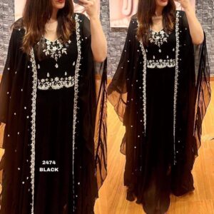 Anarkali Gown With Dupatta