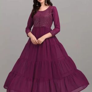 Fox Georgette Gown