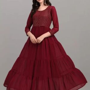 Fox Georgette Gown